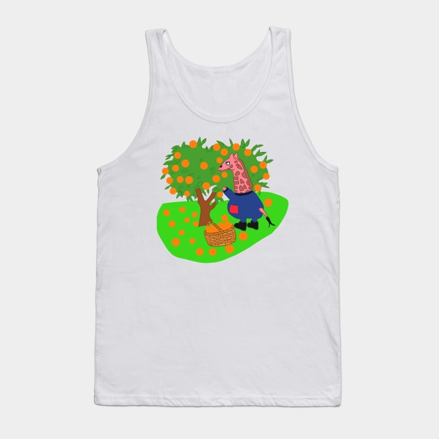 Harvest orange Tank Top by Sshirart